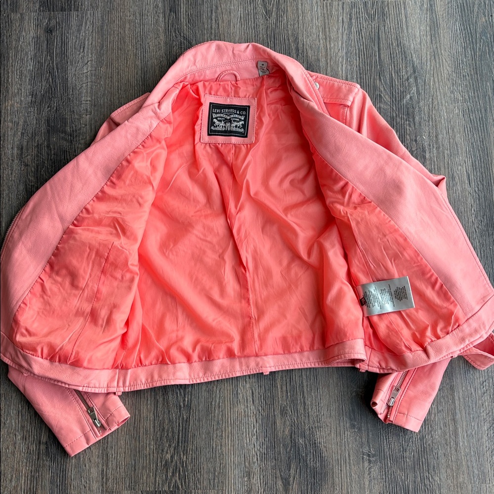 NWOT Levi’s Faux Leather Moto Jacket - Picture 5 of 7